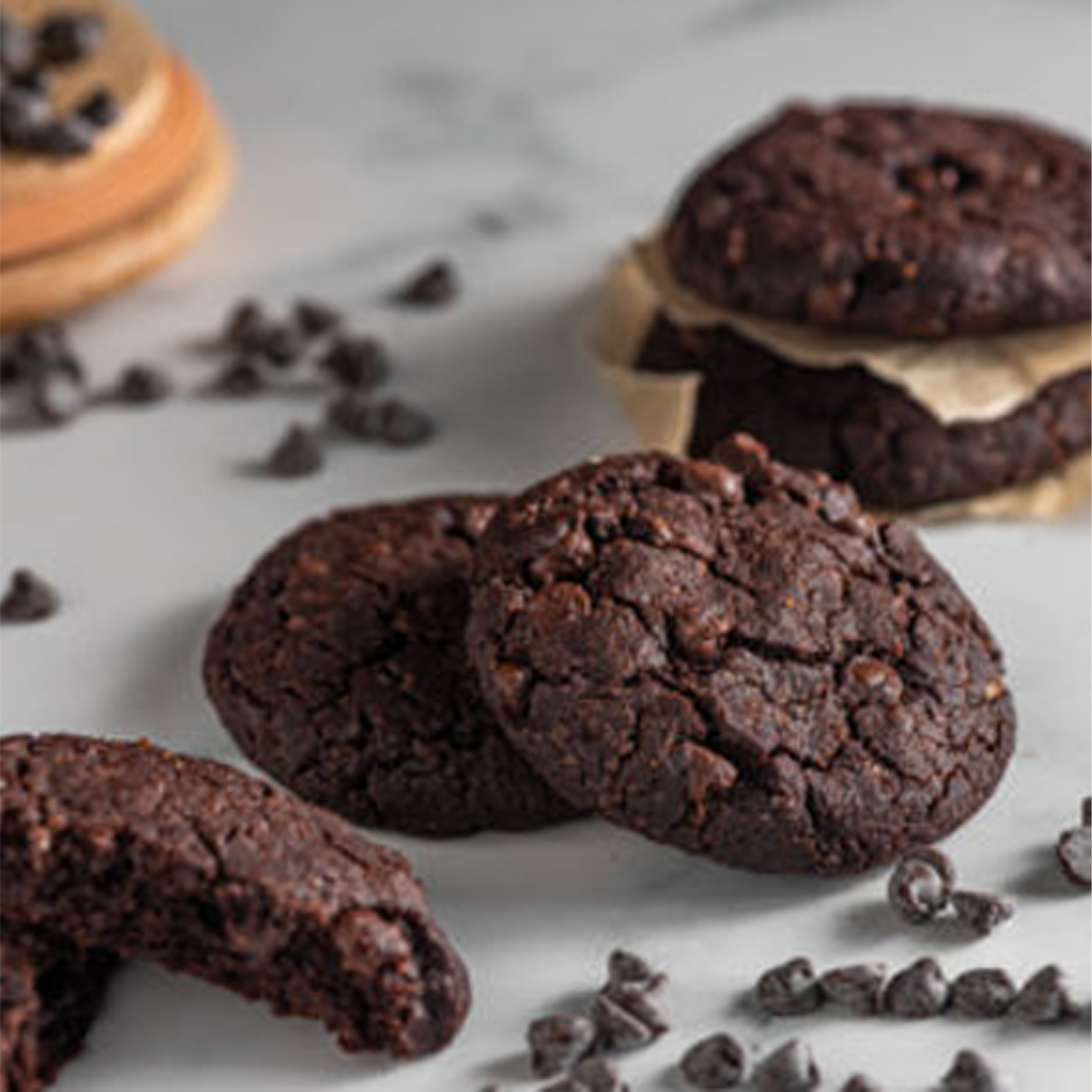 Vegan G/F Double Chocolate Cookies