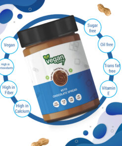 Alternative view of Vegan Peanut Chocolate Spread keto