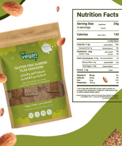 Alternative view of Vegan Almond Flax Crackers