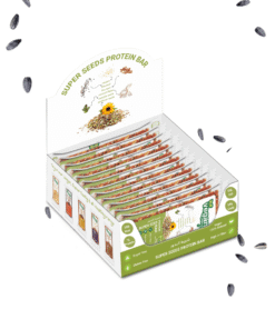 Pack of 12 Vegan  Protein Seed Bars