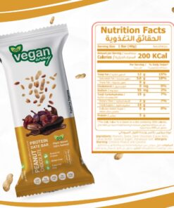Alternative view of Pack of 12 Vegan Protein Dates Peanut Bar