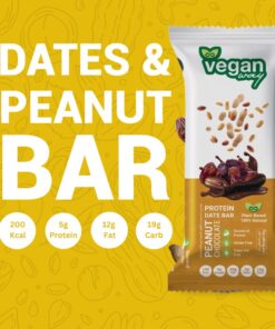 Alternative view of Vegan Protein Peanut and Dates Granola Bars