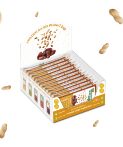 Pack of 12 Vegan Protein Dates Peanut Bar
