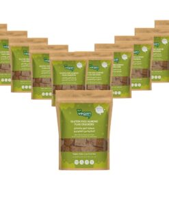 Vegan Almond Flax Crackers (12 x 100 grams)