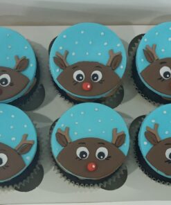 Xmas Fondant Cupcakes