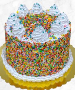 Vegan Rainbow Layers Cake