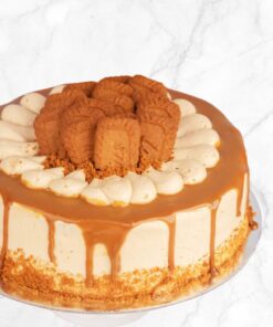 Vegan Strawberry Lotus Cake