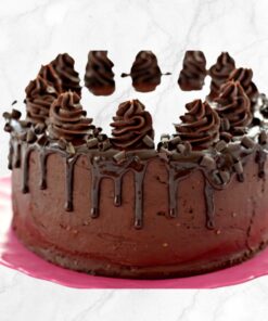 Classic Vegan Dark Chocolate Cake